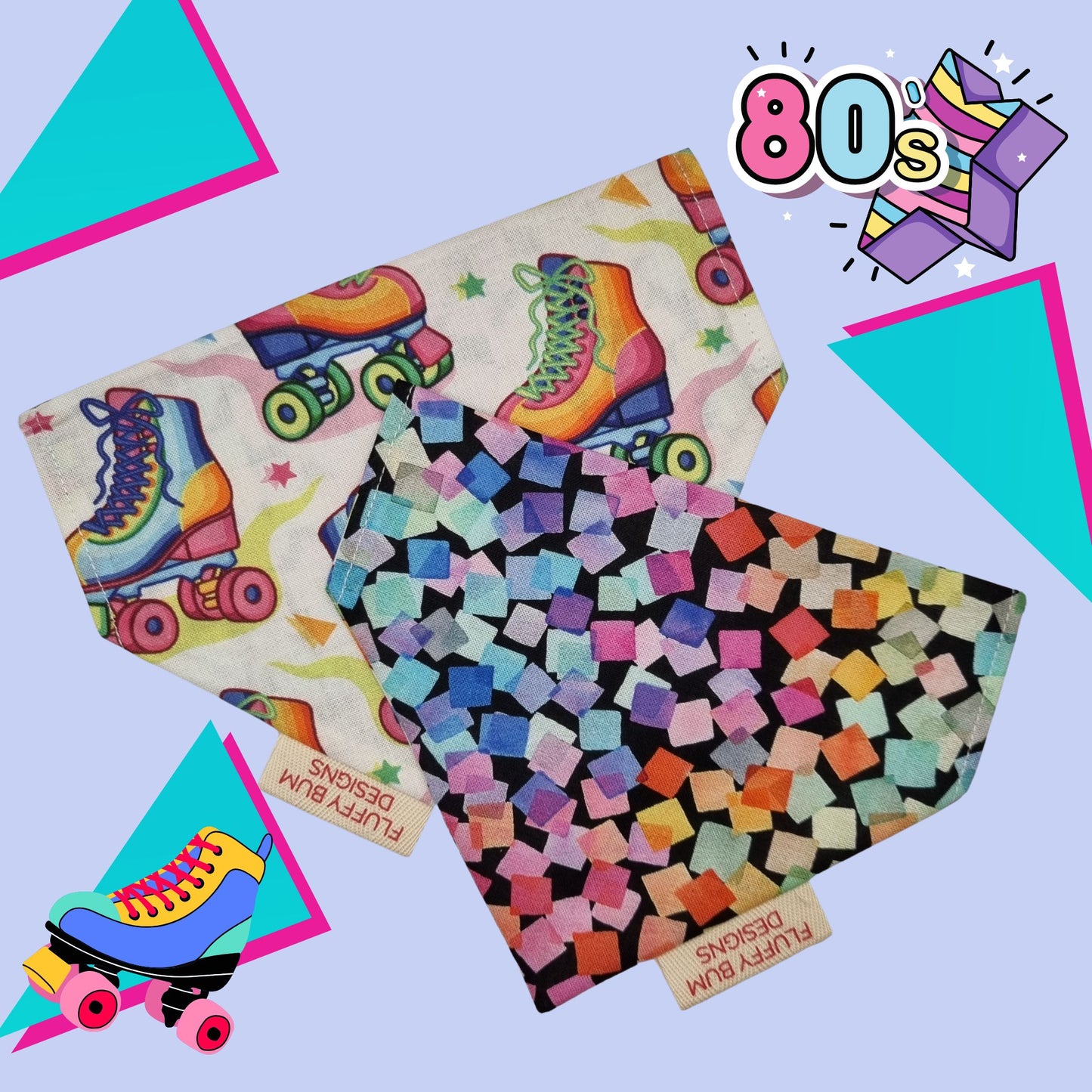 80's Themed Bandana - Both Side