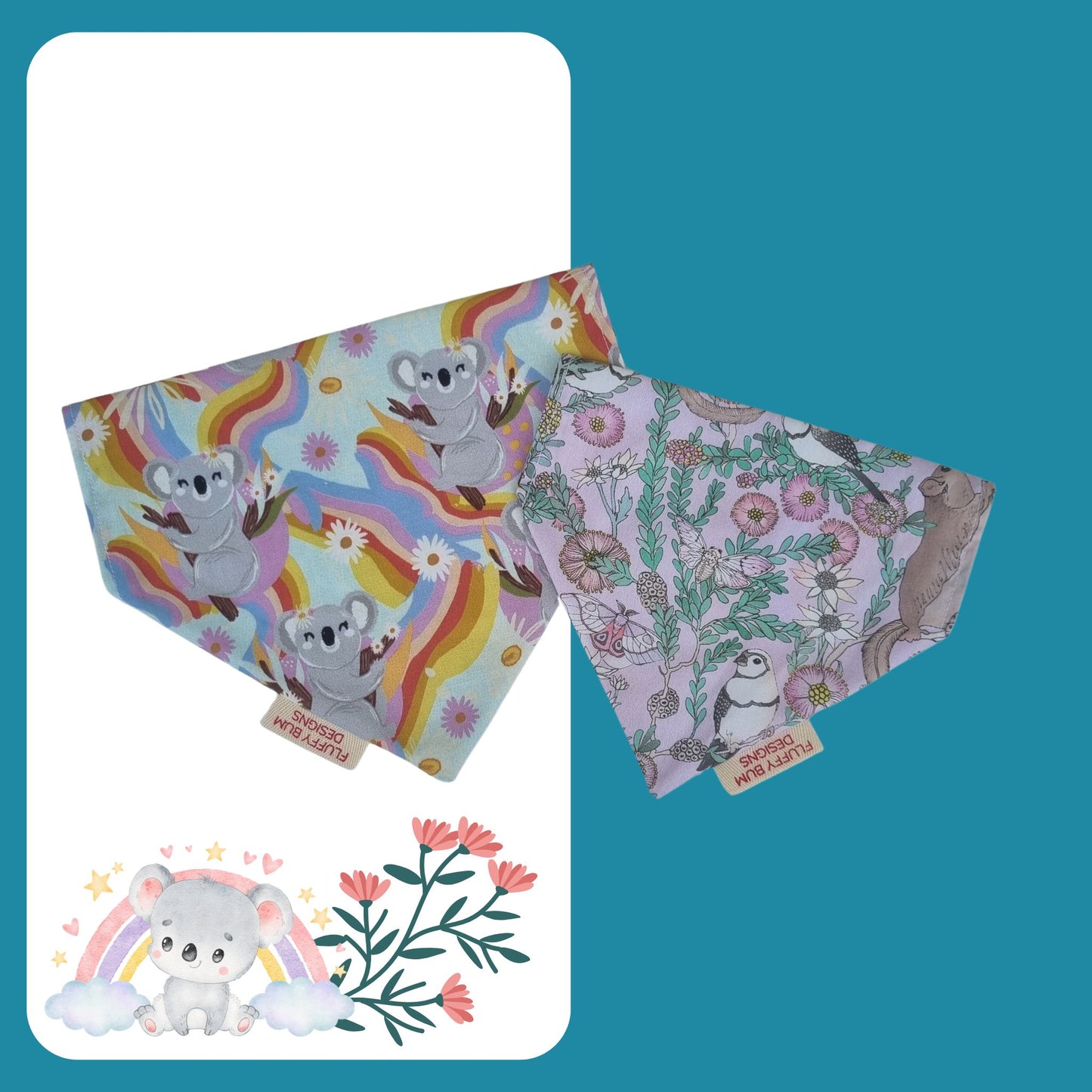 Pet Bandana | Colourful Wildlife