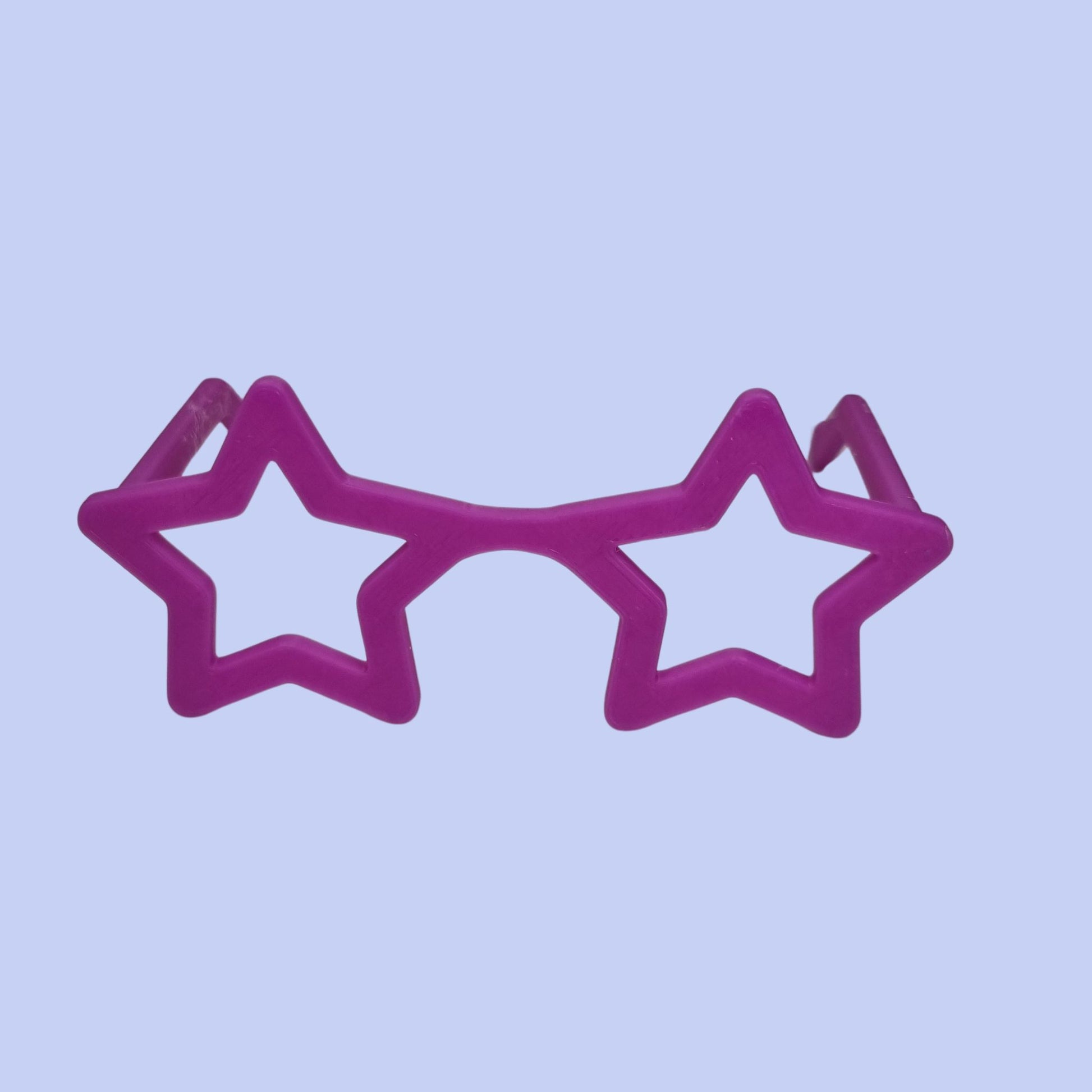 Pet Fashion Glasses - Purple Stars