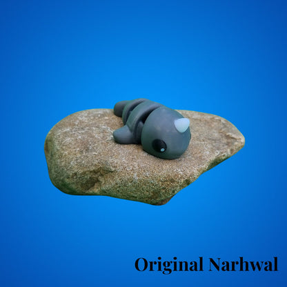 ZOU3D Original Narwhal Flexi Animal