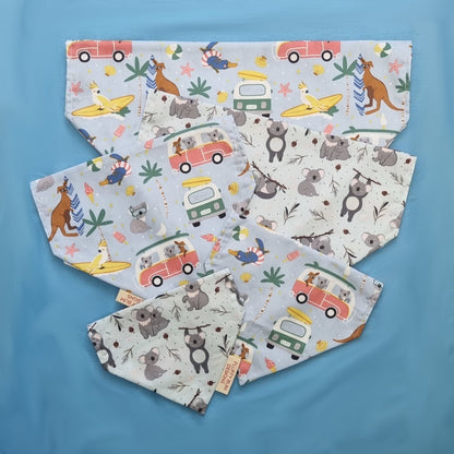 Aussie Animals Themed Pet Bandana - All Sizes