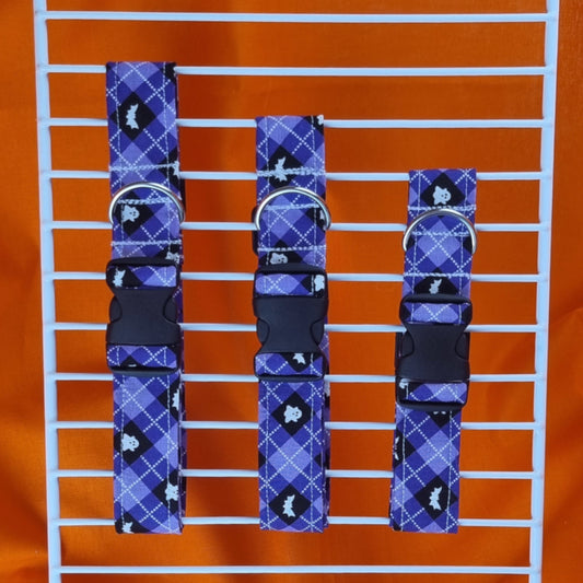 Bats & Ghosts Dog Collars - All Sizes