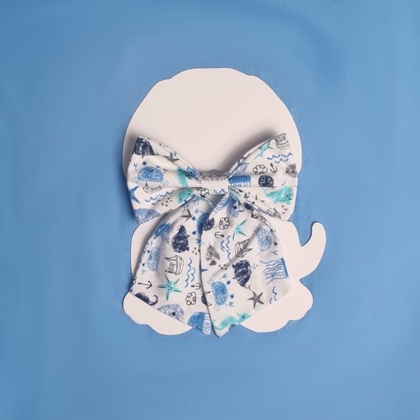 Fluffy Beach Bum Sailor Bowtie - Size Large