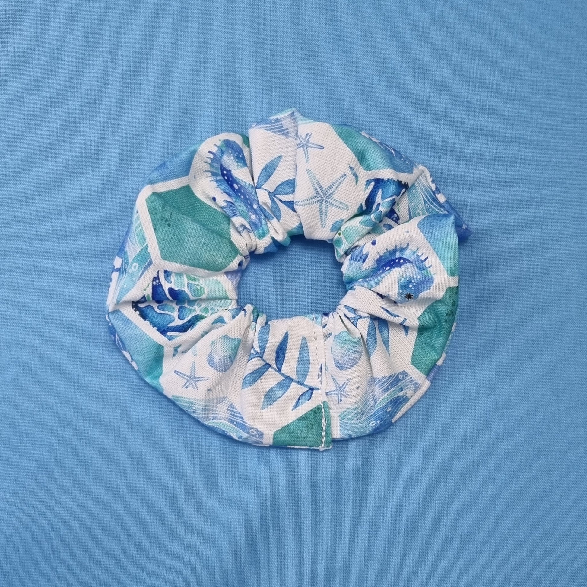 Beach Themed Hair Scrunchie