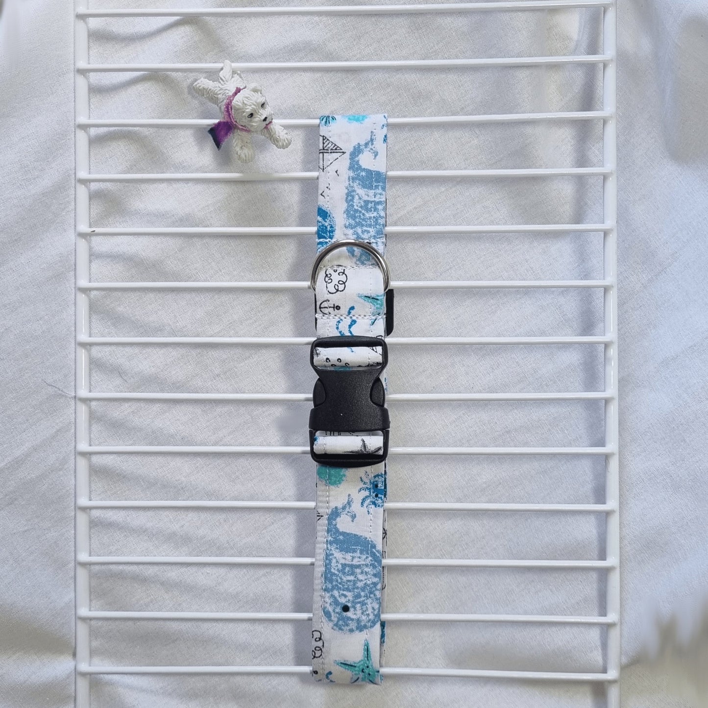 Beach Theme Dog Collar - Large - 25mm