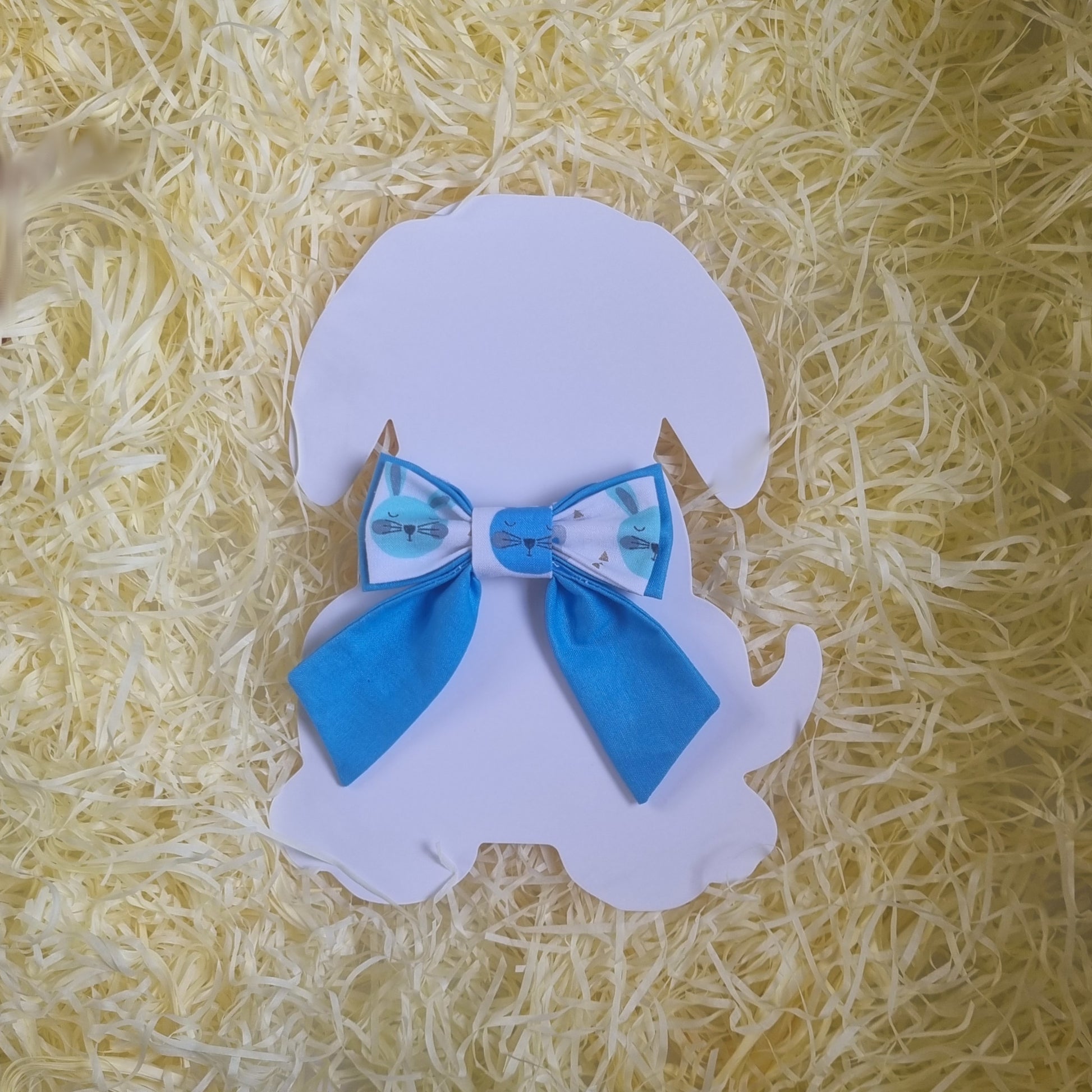 Blue Bunnies Small Sailor Bowtie