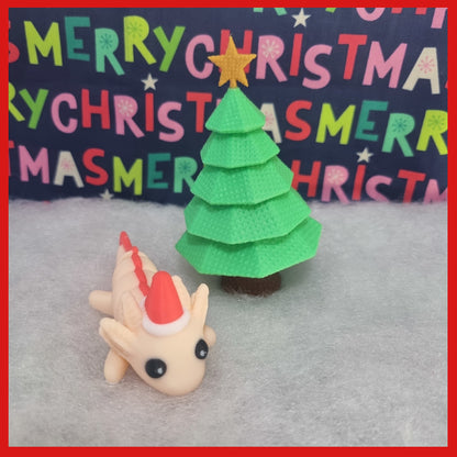 3D Print - Christmas Axolotl