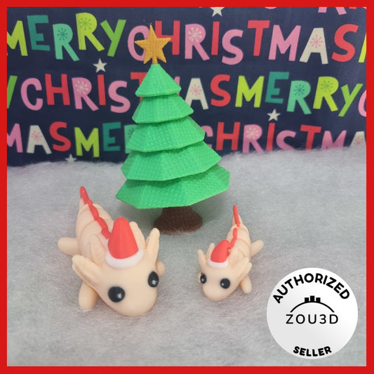 3D Print - Christmas Axolotl