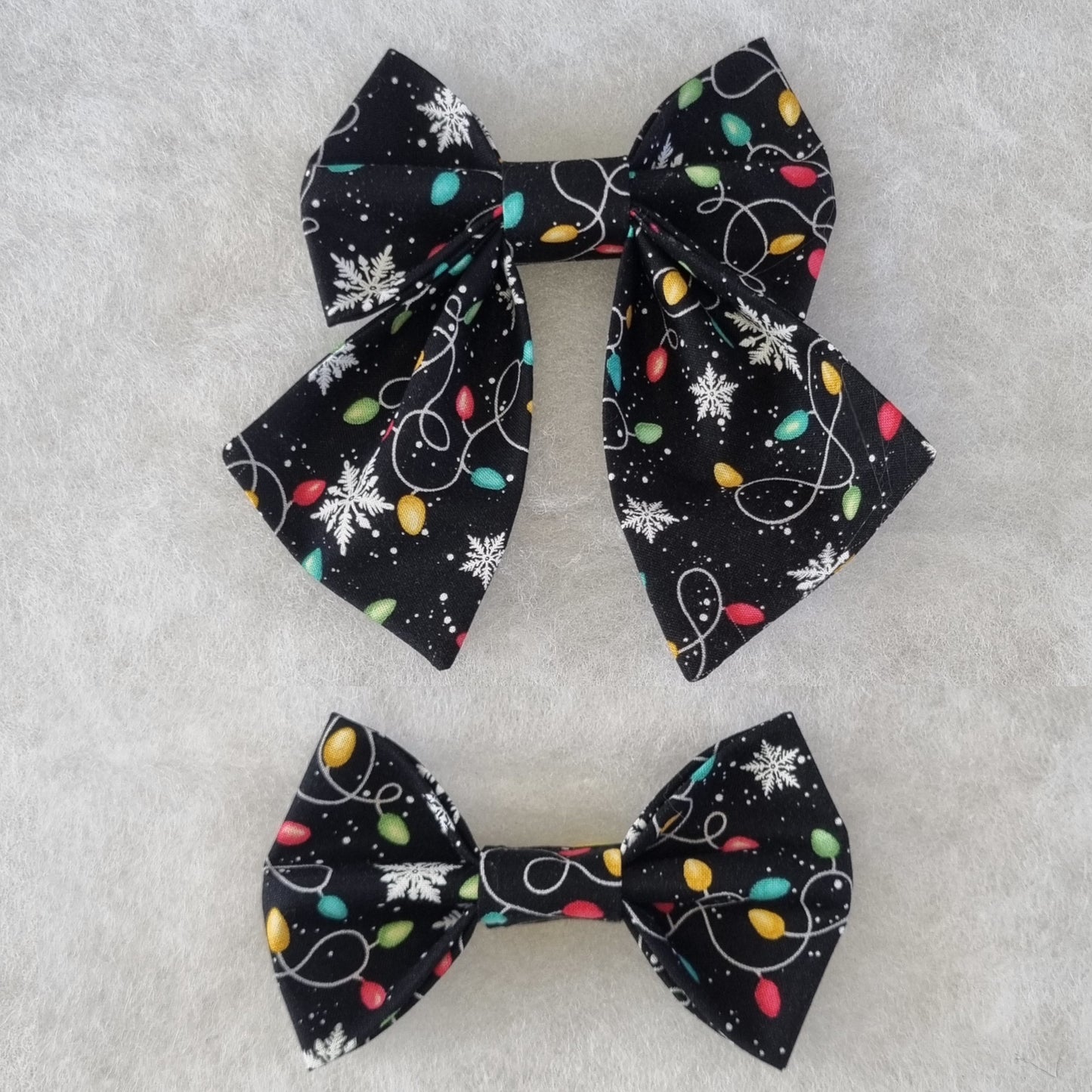 Christmas Lights Bowties - Medium