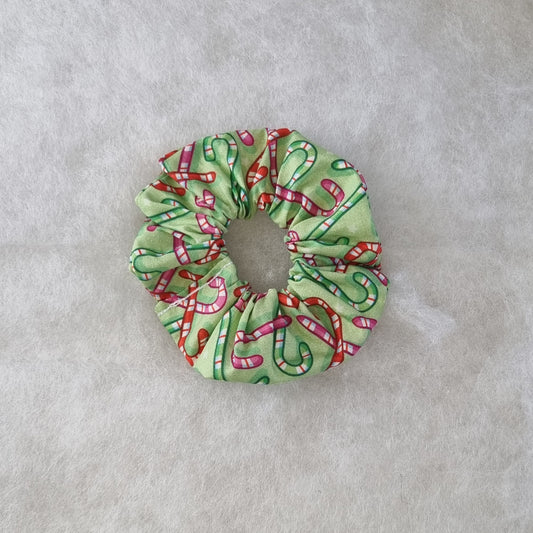 Colourful Candy Canes Scrunchie