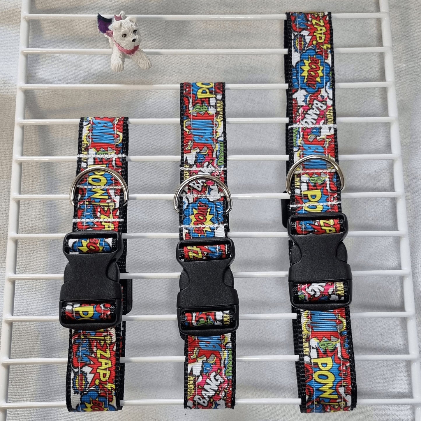 Comic Design Dog Collar - 25mm