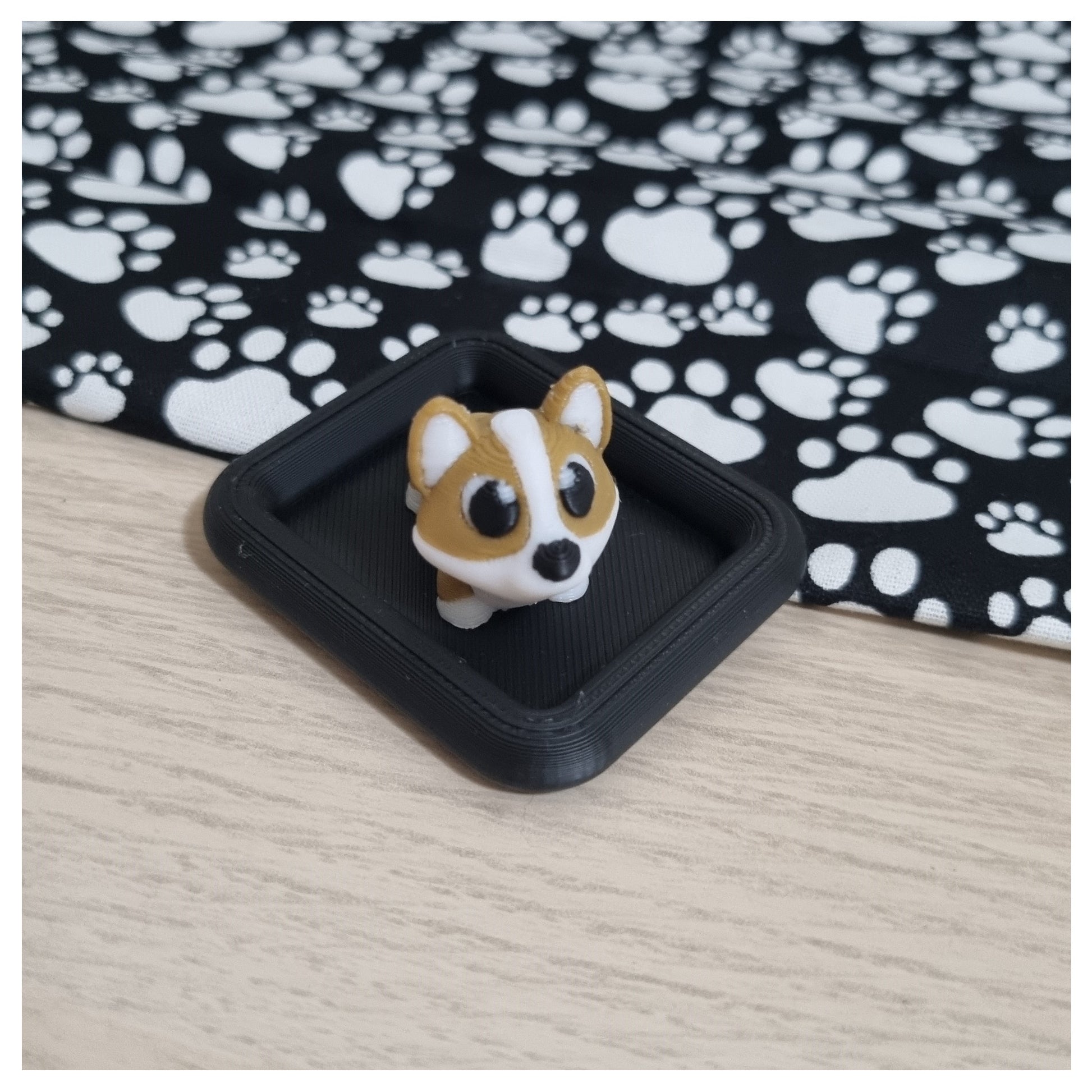 3D Printed Corgi & Bed - Mini Version