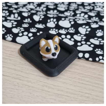 3D Printed Corgi & Bed - Mini Version