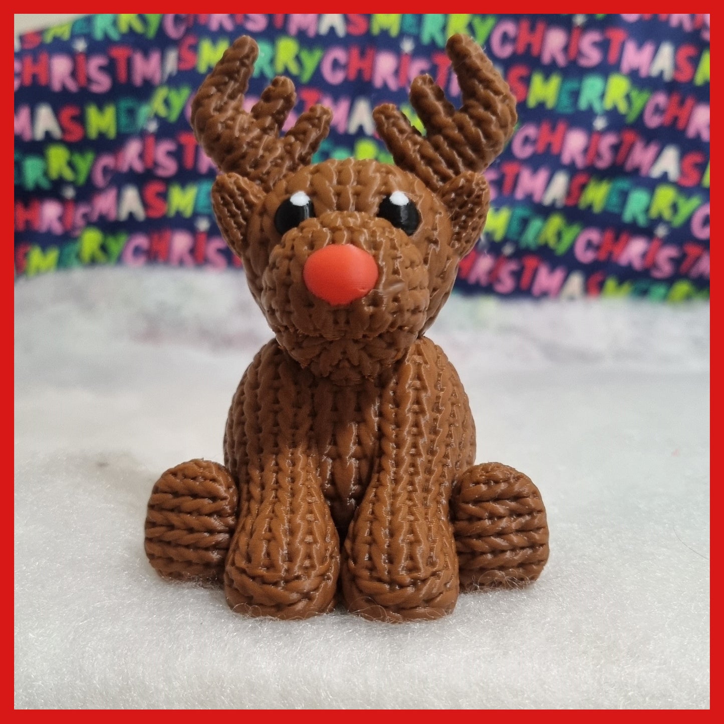 3D Print - Crochet Reindeer