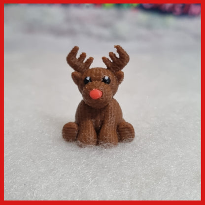 3D Print - Crochet Reindeer