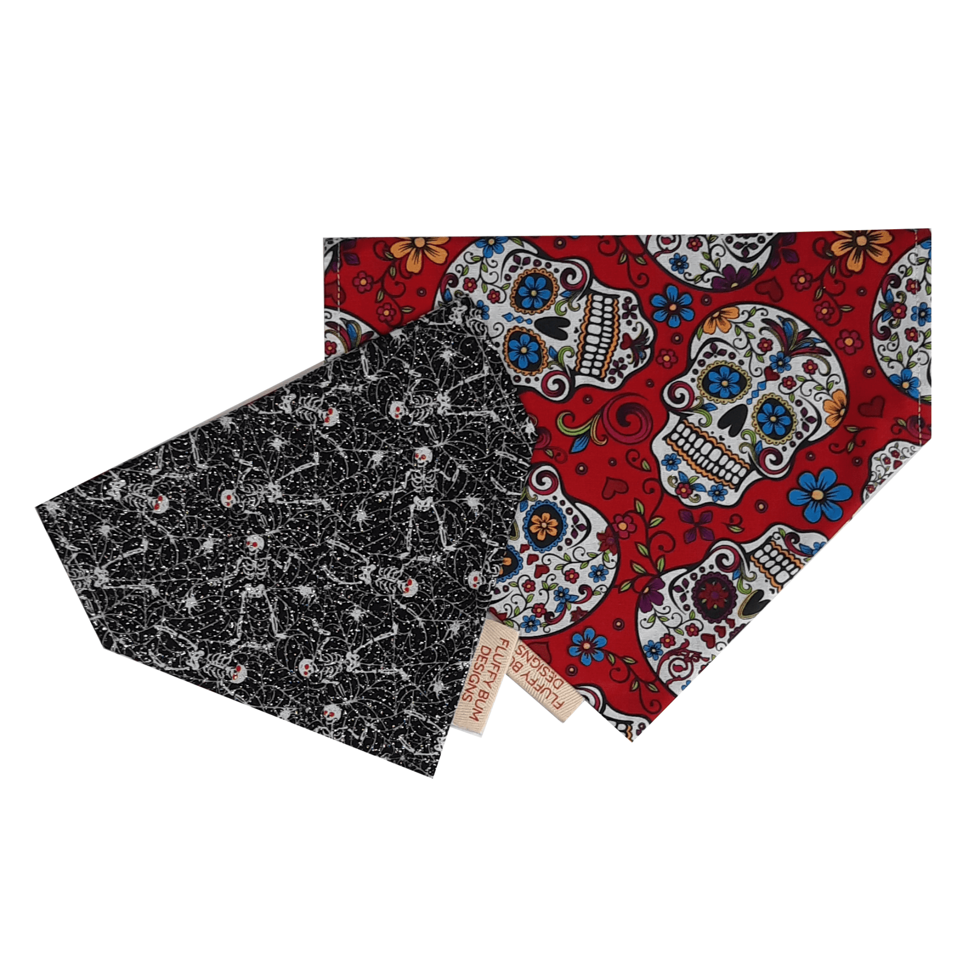 Day of the Dead Bandana - Small Both Sides