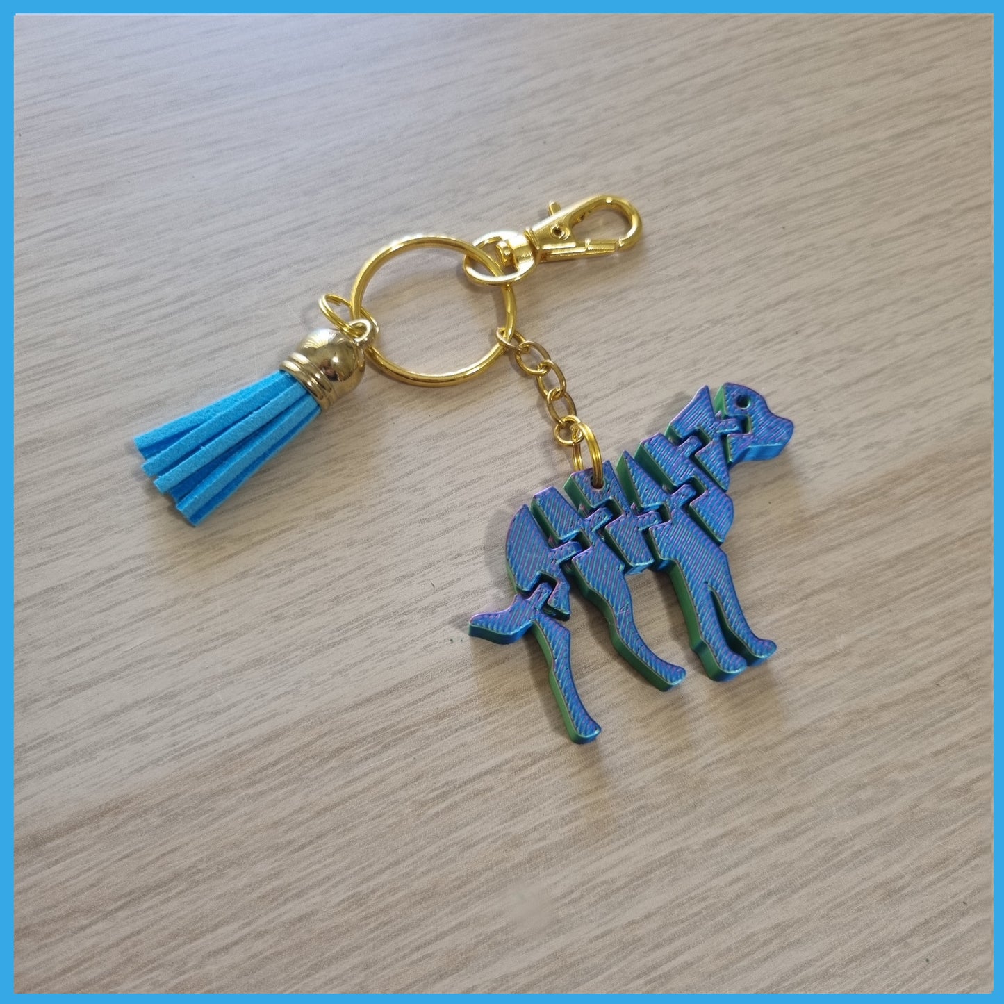 3D Print - Flexi Dog Keychain