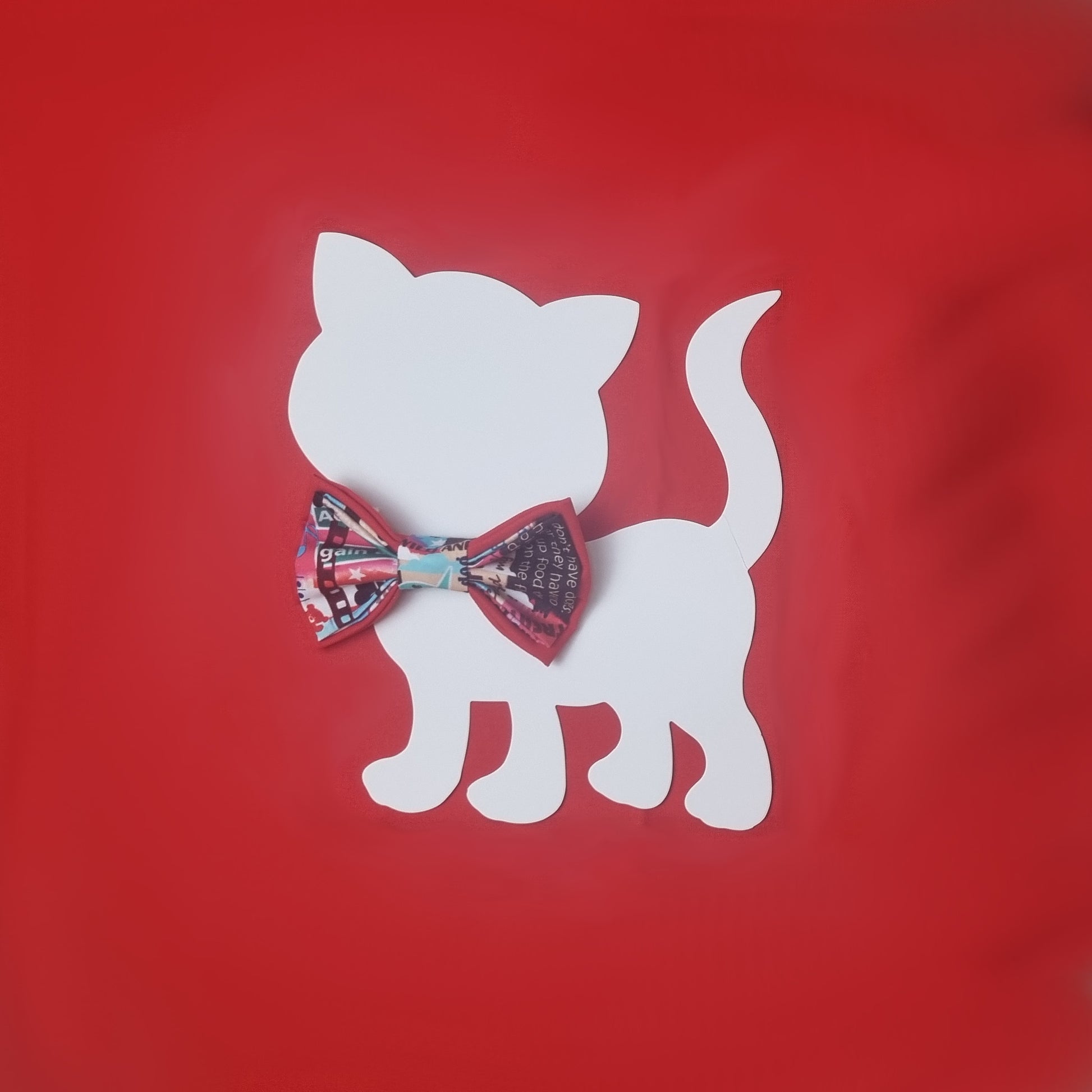 Dog Lover Red Bowtie Medium