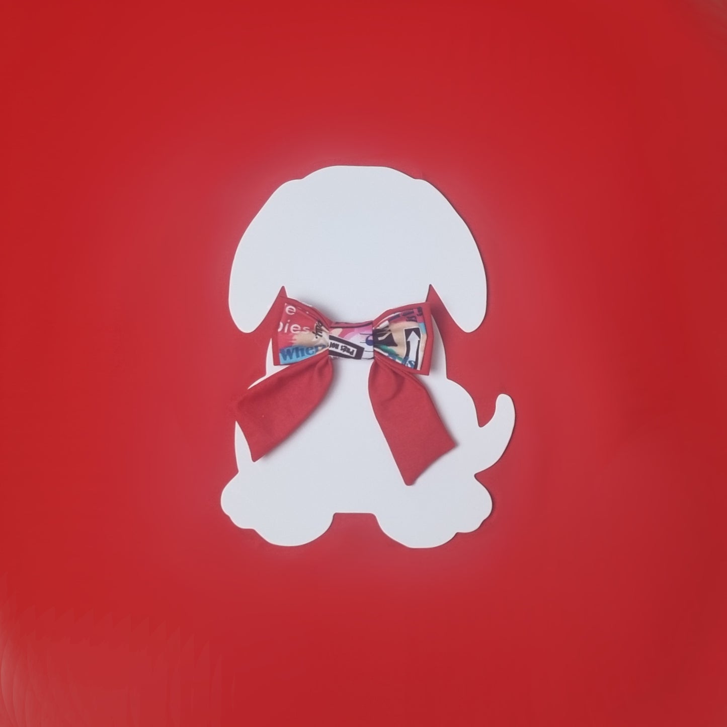 Dog Lover Red Sailor Bowtie Small