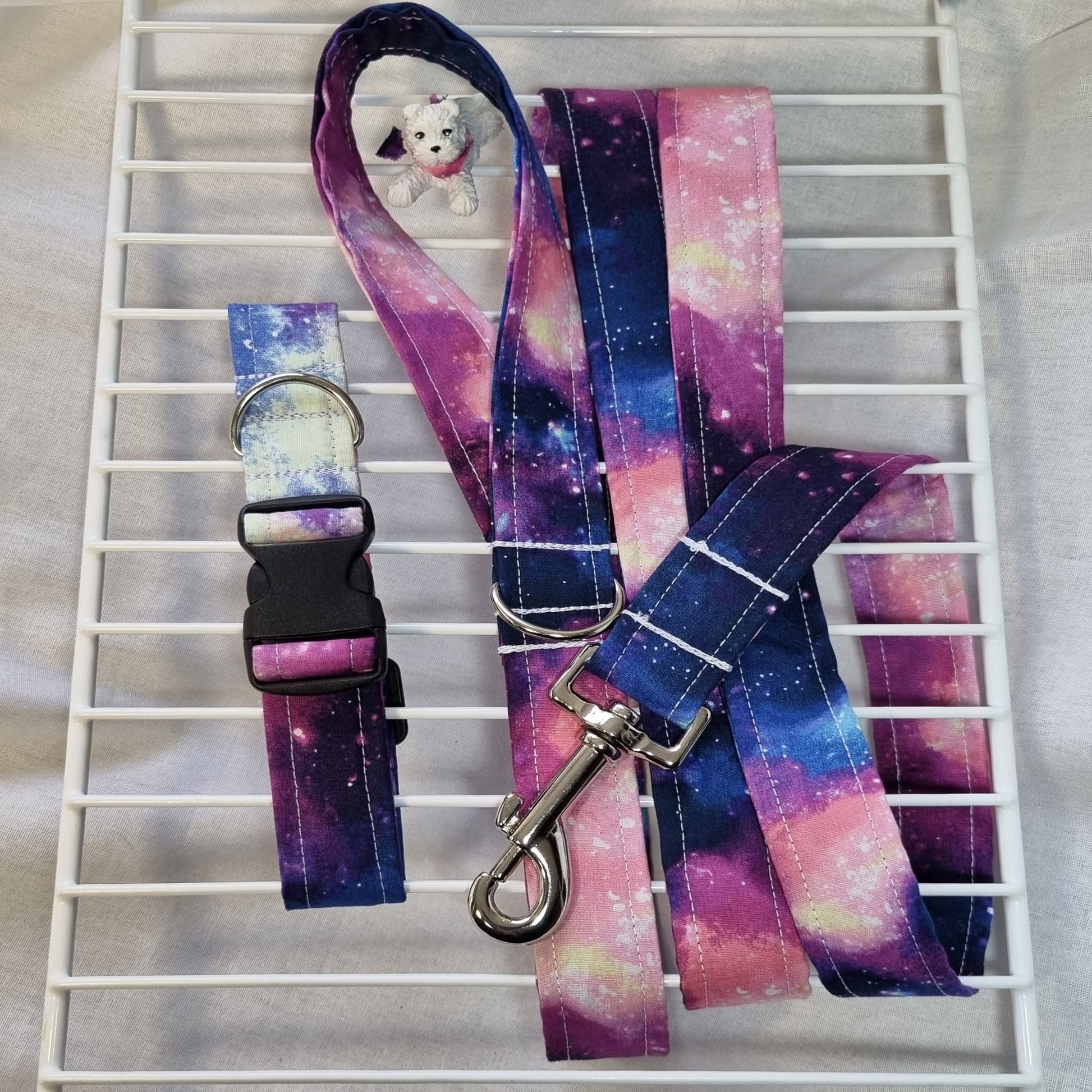 Galaxy Themed Dog Leash and Collar