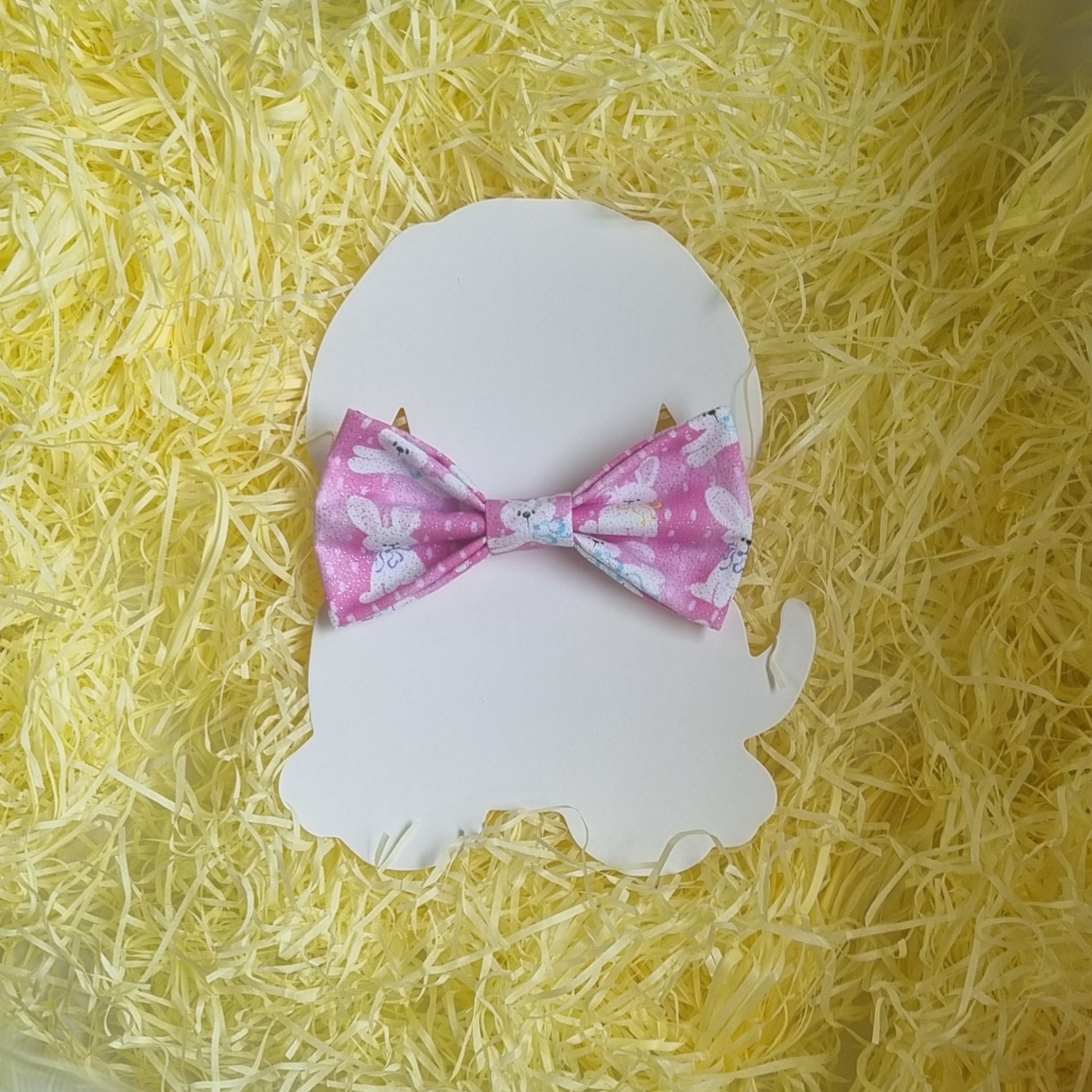 Glitter Bunnies Bowtie - Large