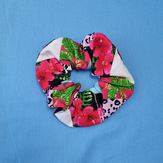 Jungle Themed Hair Scrunchie