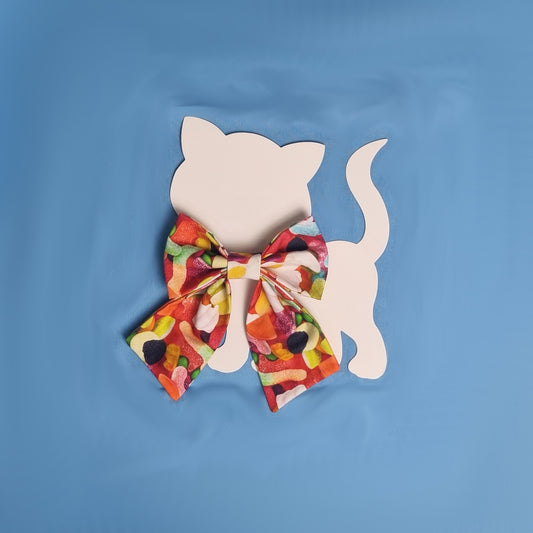 Large Sailor Bowtie with Lollies Pattern