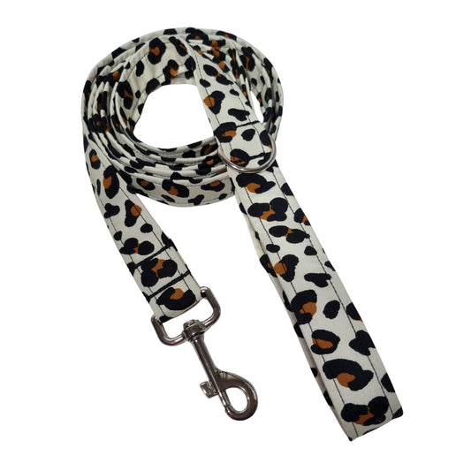 Leopard Print Dog Lead
