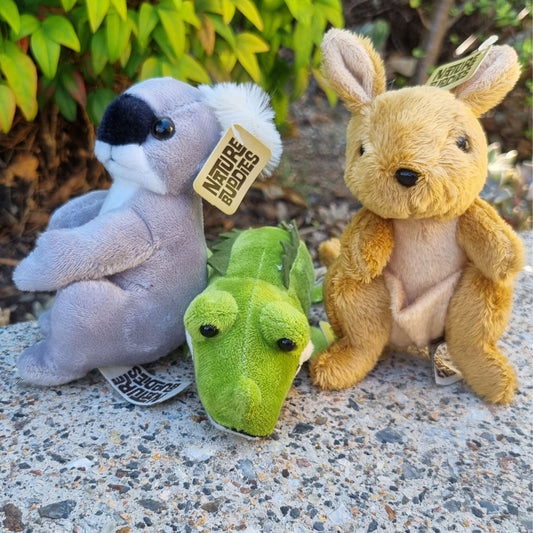 Living Nature Australian Mini Buddies - Koala, Kangaroo, Crocodile