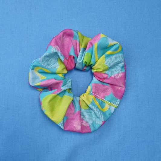 Love Heart Themed Hair Scrunchie