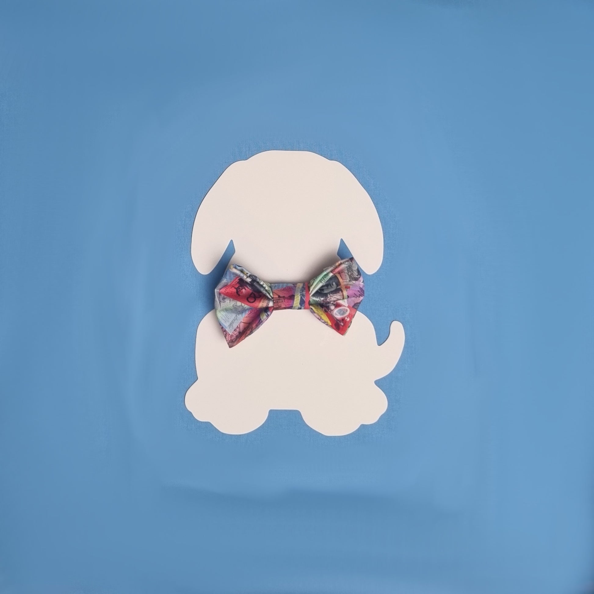 Medium Bowtie with Money Pattern