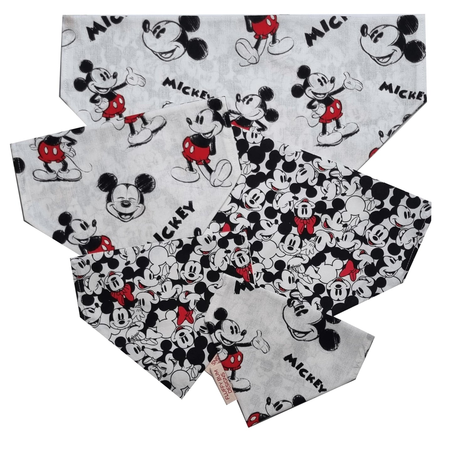 Mickey Mouse Themed Bandana - All Sizes