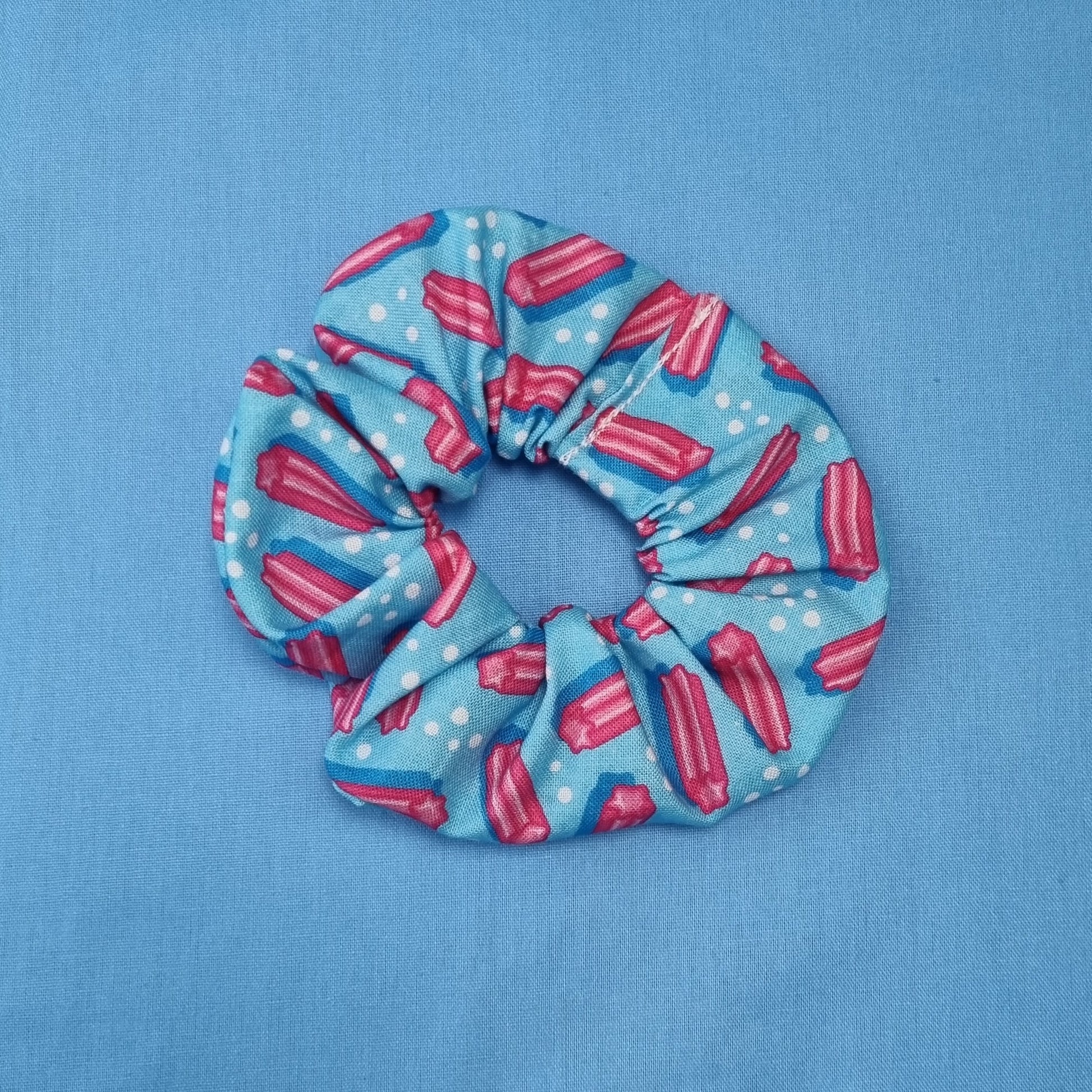 Musk Stick Design Hair Scrunchie