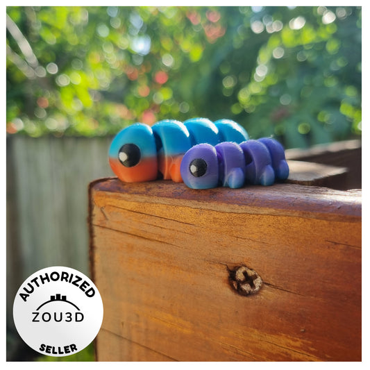 3D Print - Ombre Caterpillar