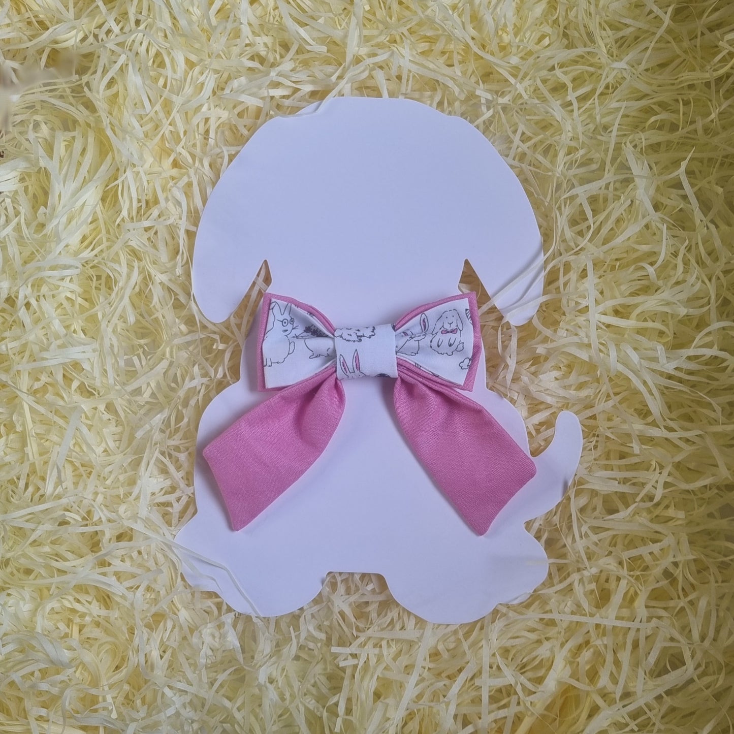 Pink Cool Bunnies Small Sailor Bowtie