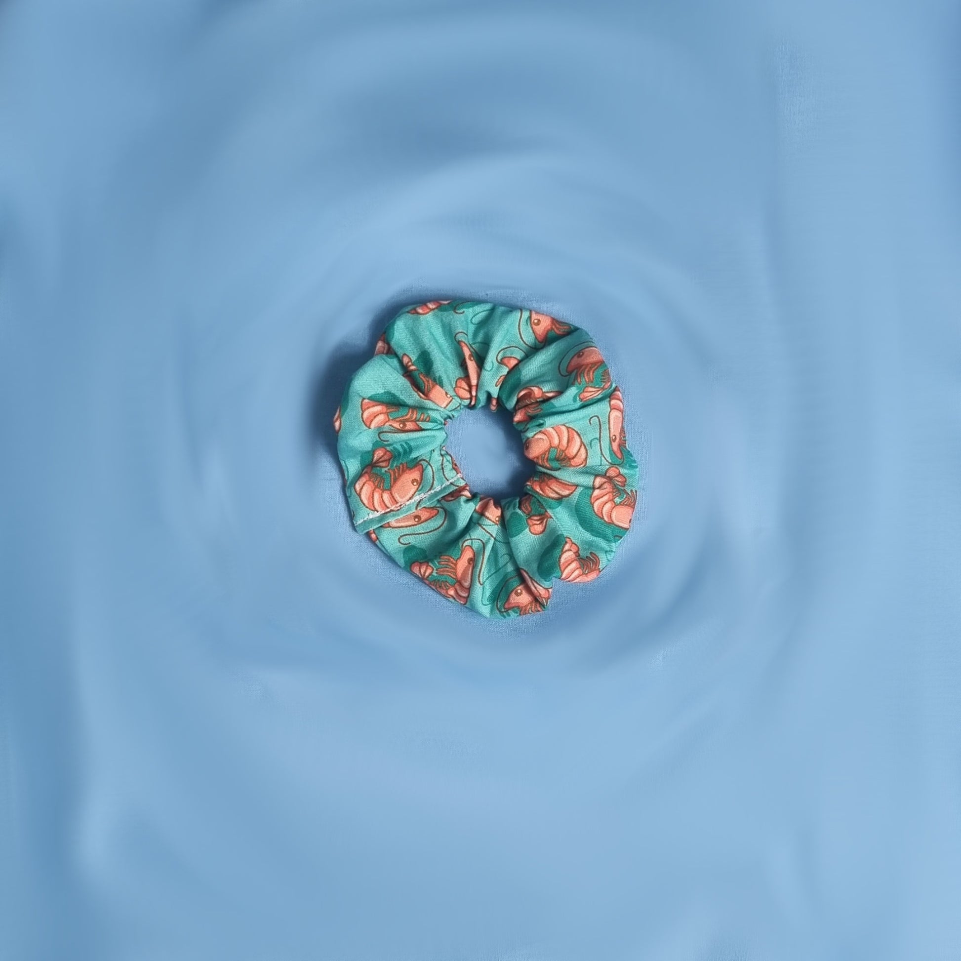 Prawn Themed Scrunchie