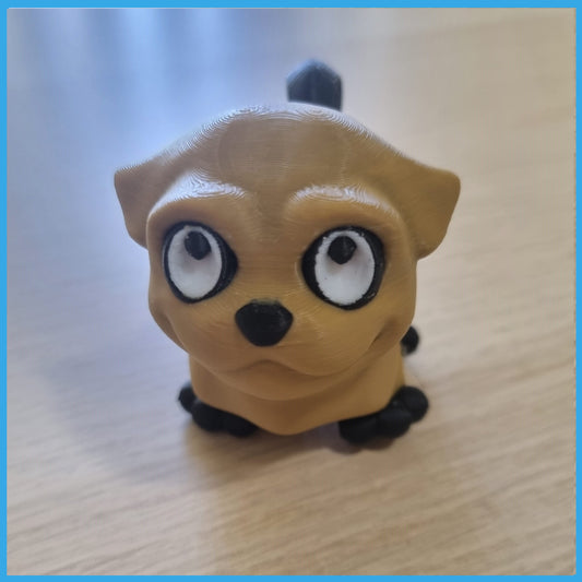 3D Printed Pug - Flexi