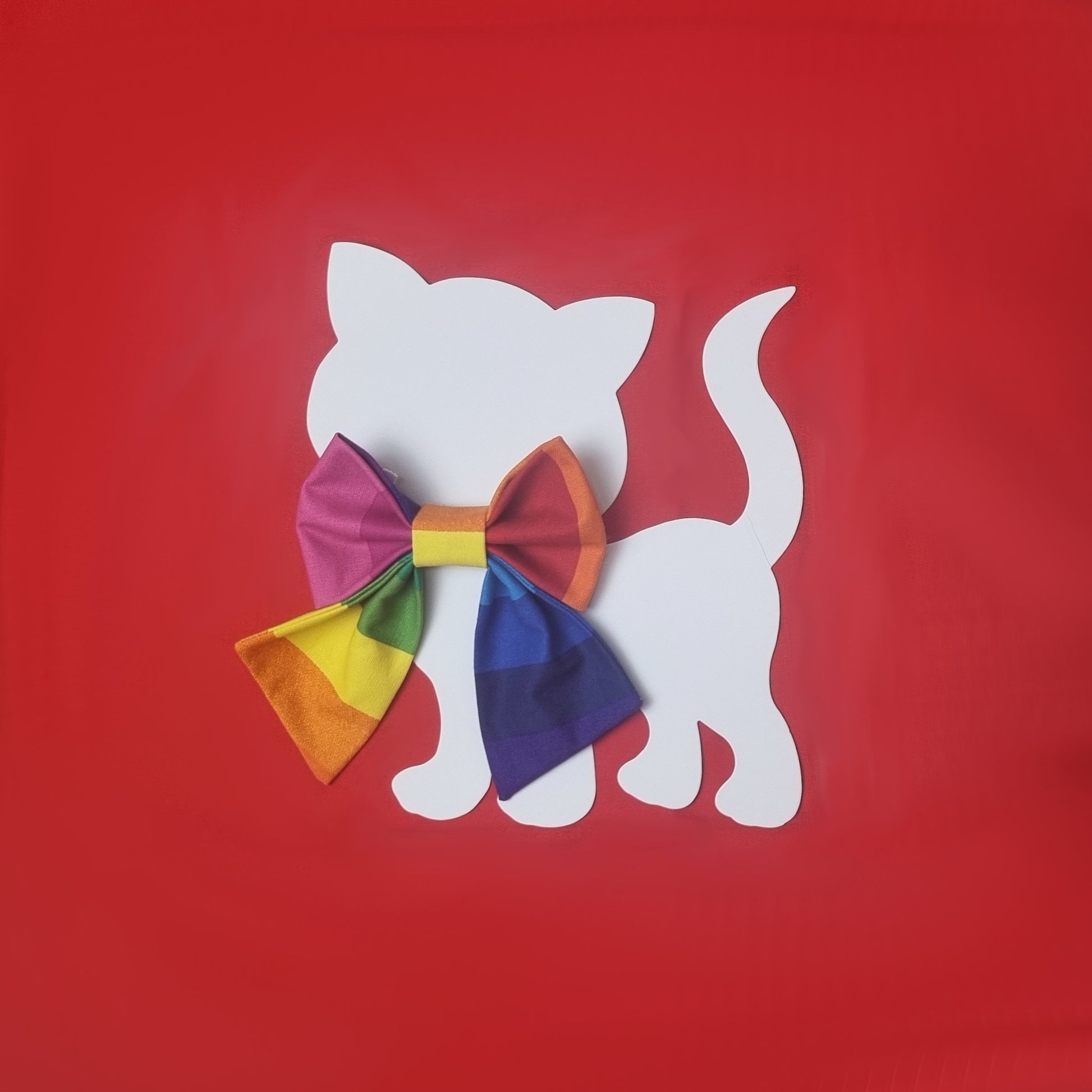 Rainbow Colours Sailor Bowtie Medium 