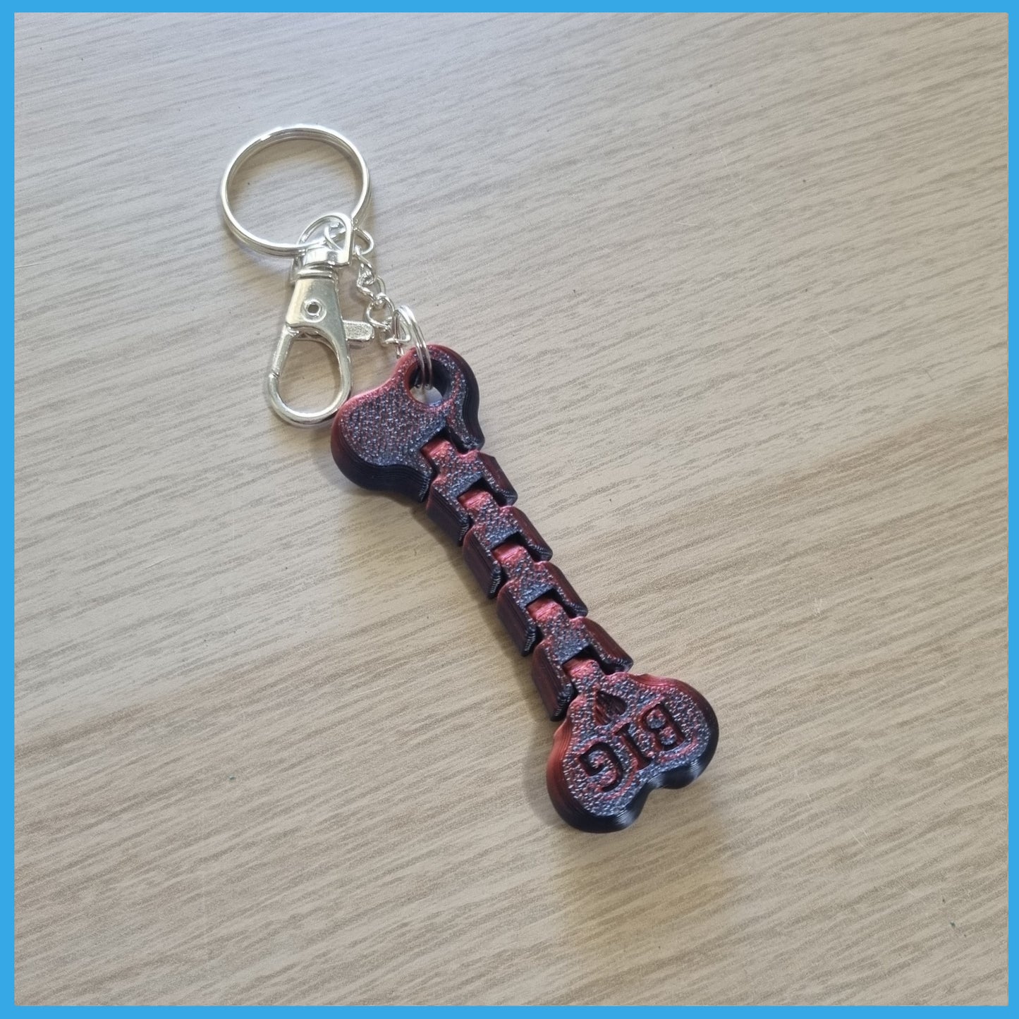 3D Print - Flexi Dog Bone - Keychain