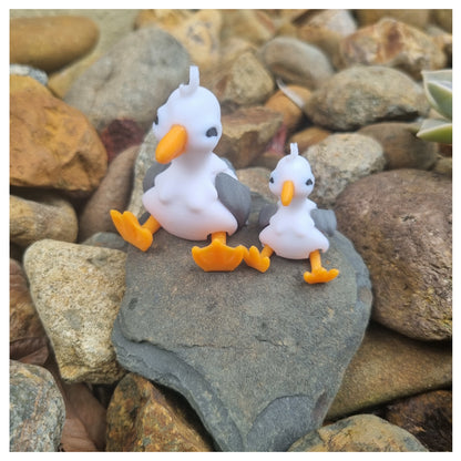 3D Printed Seagulls Sitting Down