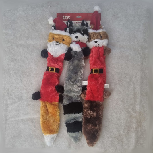 Zippy Paws Christmas Skinny Peltz Dog Toys