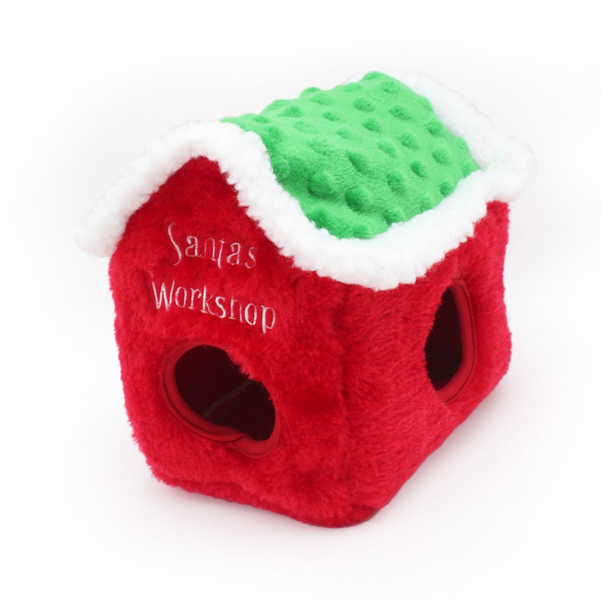 Santa's Workshop Burrow Dog Toy - Zippy Paws Brand