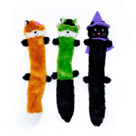 Zippy Paws 3-Pack Halloween Themed Long Animal Dog Toys