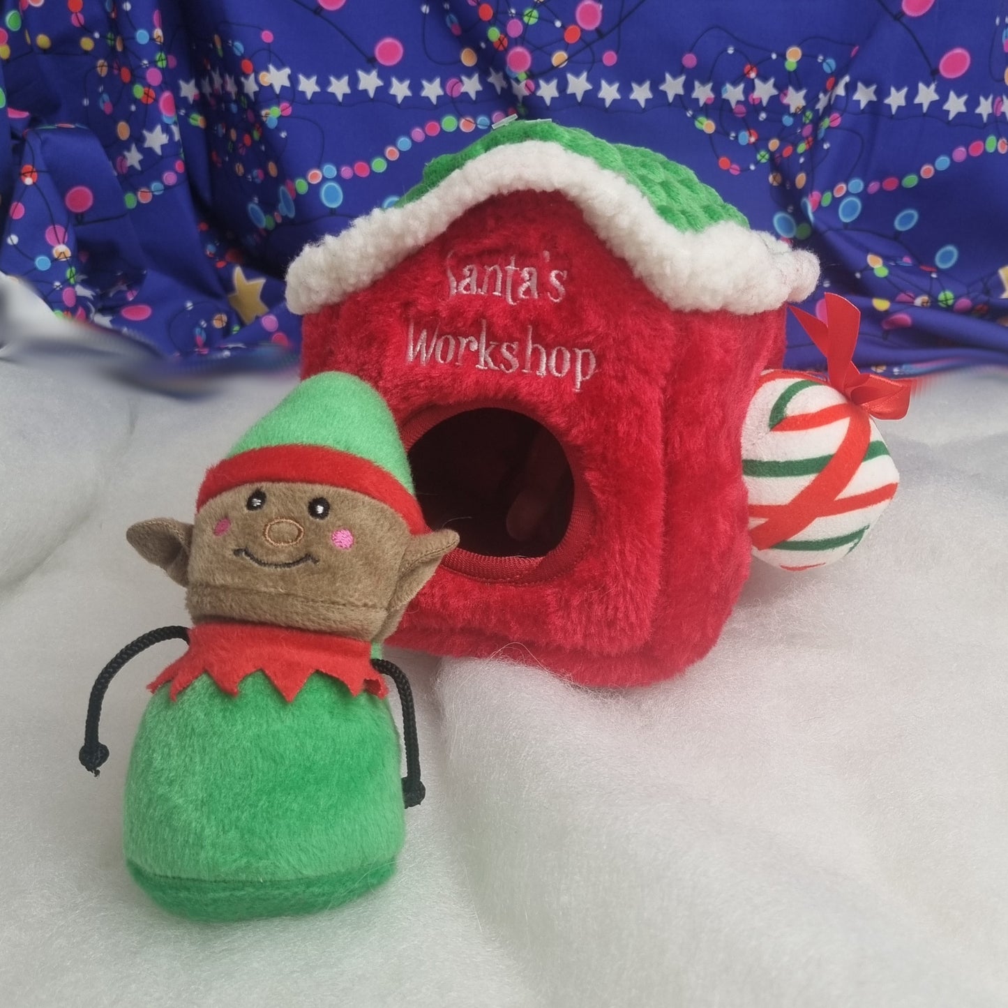 Zippy Paws - Santa's Workshop  Burrow- Dog Toy